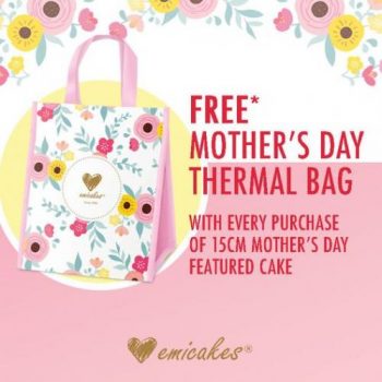 22-Apr-2022-Onward-Emicakes-FREE-Mothers-Day-Thermal-Bag-Promotion--350x350 22 Apr 2022 Onward: Emicakes FREE Mother's Day Thermal Bag Promotion