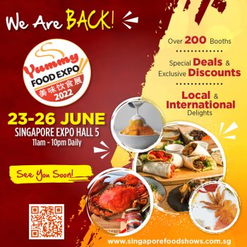23-26-Jun-2022-Singapore-Food-Shows-Yummy-Food-Expo-2022-Promotion-350x350 23-26 Jun 2022: Singapore Food Shows Yummy Food Expo 2022 Promotion