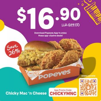 23-Apr-2022-Onward-Popeyes-Macn-Cheese-Chicken-Sandwich-Promotion3-350x350 23 Apr 2022 Onward: Popeyes Mac'n Cheese Chicken Sandwich Promotion