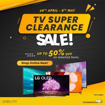 26-Apr-8-May-2022-Gain-City-TV-Super-Clearance-Sale-350x350 26 Apr-8 May 2022: Gain City TV Super Clearance Sale