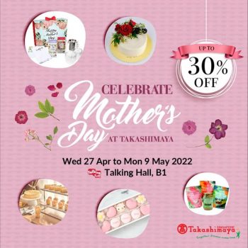 28-Apr-9-May-2022-Takashimaya-Department-Store-Mothers-Day-Promotion-350x350 27 Apr-9 May 2022: Takashimaya Department Store Mothers’ Day Promotion