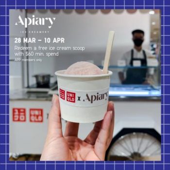 28-Mar-10-Apr-2022-Uniqlo-51@AMK-FREE-Apiary-Ice-Cream-Promotion-350x349 28 Mar-10 Apr 2022: Uniqlo 51@AMK FREE Apiary Ice Cream Promotion