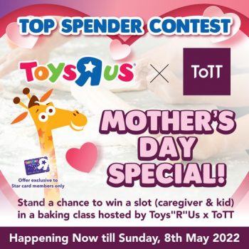 29-Apr-8-May-2022-Toys22R22Us-Mothers-Day-Top-Spender-Contest-350x350 29 Apr-8 May 2022:Toys"R"Us Mother's Day Top Spender Contest