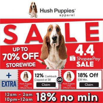 4-April-2022-Hush-Puppies-Apparel-Shopee-4.4-Sale-Up-To-70-OFF-350x350 4 April 2022: Hush Puppies Apparel Shopee 4.4 Sale Up To 70% OFF