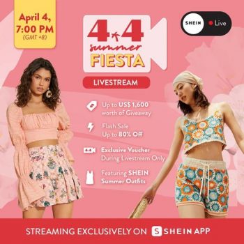 4-April-2022-SHEIN-4.4-Summer-Fiesta-Sale-350x350 4 April 2022: SHEIN 4.4 Summer Fiesta Giveaway