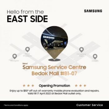 5-17-Apr-2022-Samsung-Service-Centre-Bedok-Mall-Opening-Promotion-350x350 5-17 Apr 2022: Samsung Service Centre Bedok Mall Opening Promotion