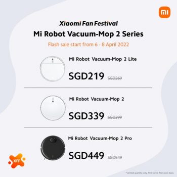 6-8-Apr-2022-Xiaomi-Brand-NEW-Mi-Robot-Vacuum-Mop-2-Series-Promotion-350x350 6-8 Apr 2022: Xiaomi Brand NEW Mi Robot Vacuum-Mop 2 Series Promotion