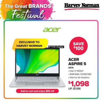 8-20-Apr-2022-Harvey-Norman-Acer-laptops-Promotion-350x350 8-20 Apr 2022: Harvey Norman Acer laptops Promotion