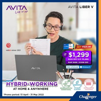 Challenger-Avita-Liber-V-Office-Home-Student-Promotion-350x350 23 Apr 2022 Onward: Challenger Avita Liber V Office Home & Student Promotion