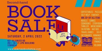 Evernew-Book-Store-Second-Hand-Book-Warehouse-Sale-350x175 31 Mar-2 Apr 2022: Evernew Book Store Second Hand Book Warehouse Sale