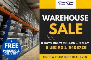 Four-Star-Mid-Year-Warehouse-Clearance-Sale-350x233 28 Apr-3 May 2022: Four Star Mid Year Warehouse Clearance Sale
