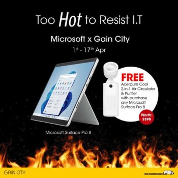 Gain-City-Microsoft-Surface-Pro-8-Promotion-350x350 1-17 Apr 2022: Gain City Microsoft Surface Pro 8 Promotion