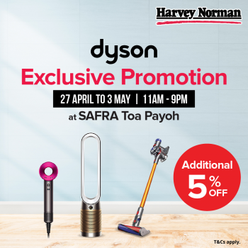 Harvey-Norman-Dyson-Exclusive-Promotion-350x350 27 Apr-3 May 2022: Harvey Norman Dyson Exclusive Promotion at SAFRA Toa Payoh