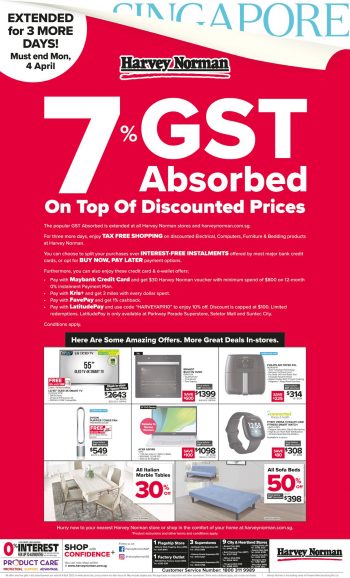Harvey-Norman-Tax-Free-Shopping-Promotion-350x578 1 Apr 2022 Onward: Harvey Norman Tax-Free Shopping Promotion