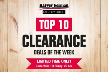 Harvey-Norman-Top-10-Electrical-Computers-Furniture-and-Bedding-Clearance-Deals-350x233 23-29 Apr 2022: Harvey Norman Top 10 Electrical, Computers, Furniture and Bedding Clearance Deals