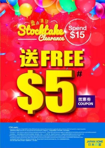 Japan-Home-Stock-take-Clearance-Sales2-350x495 14 Apr-3 May 2022: Japan Home Stock-take Clearance Sales