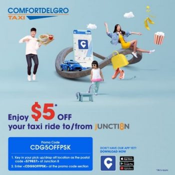 Junction-8-ComfortDelGro-Taxi-Ride-Promotion-350x350 15 Apr-1 May 2022: Junction 8 ComfortDelGro Taxi Ride Promotion