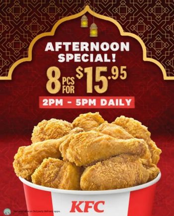 KFC-Chicken-Promo-350x435 Now till 2 May 2022: KFC Afternoon Special Fried Chicken Promotion