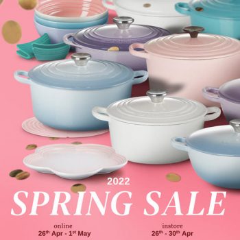 Le-Creuset-Spring-Sale-350x350 Now till 1 May 2022: Le Creuset Spring Sale