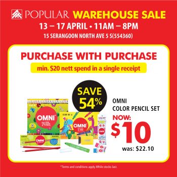 Popular-Bookstore-Warehouse-Sale-at-Serangoon-North-Ave2-350x350 13-17 Apr 2022: Popular Bookstore Warehouse Sale at Serangoon North Ave