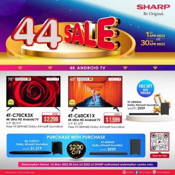 Sharp-4.4-Sale-350x350 1-30 Apr 2022: Sharp 4.4 Sale