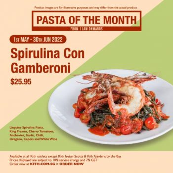 1-May-30-Jun-2022-Kith-Cafe-Pasta-of-The-Month-Spirulina-Con-Gamberoni-@-25.95-Promotion-350x350 1 May-30 Jun 2022: Kith Cafe Pasta of The Month Spirulina Con Gamberoni @ $25.95 Promotion