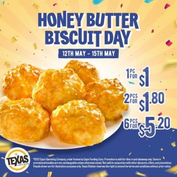 12-15-May-2022-Texas-Chicken-Honey-Butter-Biscuit-Day-Promotion-350x350 12-15 May 2022: Texas Chicken Honey Butter Biscuit Day Promotion