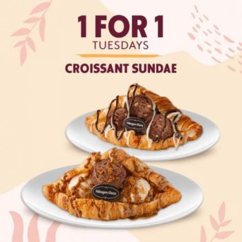 12-May-2022-Onward-Haagen-Dazs-Tuesday-1-For-1-Croissant-Sundae-Promotion-350x350 12 May 2022 Onward: Haagen-Dazs Tuesday 1 For 1 Croissant Sundae Promotion