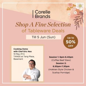 13-May-2022-TANGS-Fine-Selection-of-Corelle-Brands-Tableware-Deals-350x350 13 May 2022: TANGS Fine Selection of Corelle Brands Tableware Deals