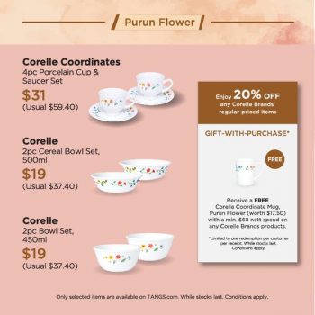 13-May-2022-TANGS-Fine-Selection-of-Corelle-Brands-Tableware-Deals1-350x350 13 May 2022: TANGS Fine Selection of Corelle Brands Tableware Deals