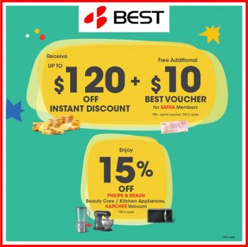 16-22-May-2022-BEST-Denki-120-off-Instant-Discount-Promotion1-350x349 16-22 May 2022: BEST Denki $120 off Instant Discount  Promotion