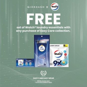 16-May-2022-Onward-Giordano-FREE-Walch-Laundry-Essentials-Promotion--350x350 16 May 2022 Onward: Giordano FREE Walch Laundry Essentials Promotion