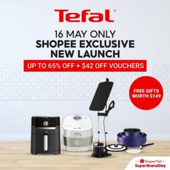 16-May-2022-Tefal-Shopee-Super-Brand-Day-Sale-350x350 16 May 2022: Tefal Shopee Super Brand Day Sale