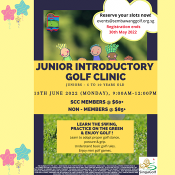 17-30-May-2022-Sembawang-Country-Club-Junior-Introductory-Golf-Clinic-350x350 17-30 May 2022: Sembawang Country Club Junior Introductory Golf Clinic