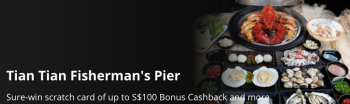 17-May-2022-31-Jan-2023-Tian-Tian-Fishermans-Pier-S100-Bonus-Cashback-Promotion-with-DBS-350x104 17 May 2022-31 Jan 2023: Tian Tian Fisherman's Pier S$100 Bonus Cashback Promotion with DBS