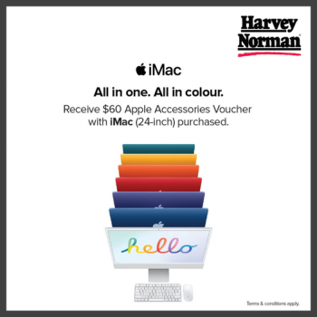 17-May-2022-Onward-Harvey-Norman-iMac-24-inch-Promotion-350x350 17 May 2022 Onward: Harvey Norman iMac (24-inch) Promotion