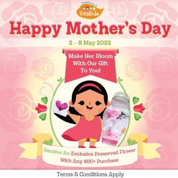 2-8-May-2022-VitaKids-Mothers-Day-FREE-Preserved-Flower-Promotion-350x350 2-8 May 2022: VitaKids Mother's Day FREE Preserved Flower Promotion