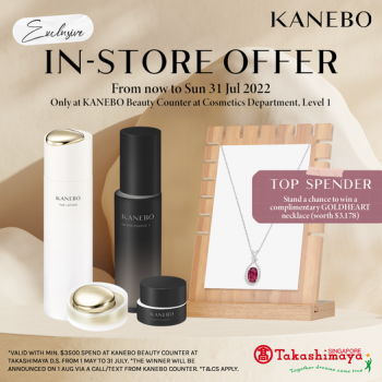 21-May-31-Jul-2022-Takashimaya-Department-Store-Exclusive-in-store-offer-Promotion-at-Kanebo-350x350 21 May-31 Jul 2022: Takashimaya Department Store Exclusive in-store offer Promotion at Kanebo