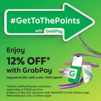 23-25-May-2022-TANGS-Online-GrabPay-12-OFF-Promotion-350x350 23-25 May 2022: TANGS Online GrabPay 12% OFF Promotion