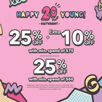 23-29-May-2022-6IXTY8IGHT-20th-Birthday-Sale-350x350 23-29 May 2022: 6IXTY8IGHT 20th Birthday Sale