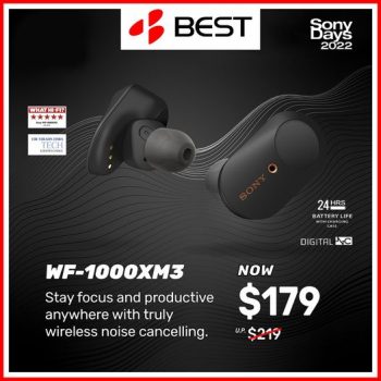 23-31-May-2022-BEST-Denki-WF-1000XM3-Truly-Wireless-Noise-Cancelling-Headphones-Promotion-350x350 23-31 May 2022: BEST Denki WF-1000XM3 Truly Wireless Noise Cancelling Headphones Promotion