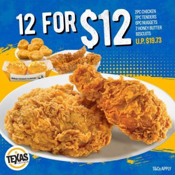 24-May-7-June-2022-Texas-Chicken-12-For-12-Bundle-Promotion--350x350 24 May-7 June 2022: Texas Chicken 12 For $12 Bundle Promotion