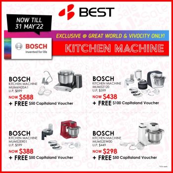 25-31-May-2022-BEST-Denki-Bosch-Kitchen-Appliances-Promotion--350x350 25-31 May 2022: BEST Denki Bosch Kitchen Appliances Promotion