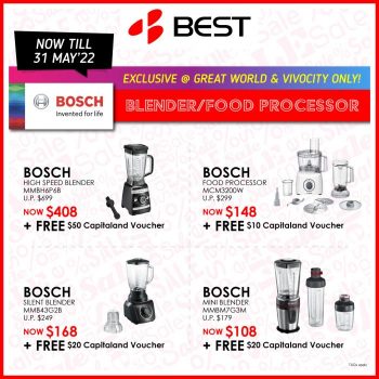 25-31-May-2022-BEST-Denki-Bosch-Kitchen-Appliances-Promotion-1-350x350 25-31 May 2022: BEST Denki Bosch Kitchen Appliances Promotion