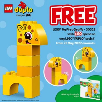 26-May-2022-Onward-Toys22R22Us-FREE-LEGO-Giraffe-Promotion-350x350 25 May 2022 Onward: Toys"R"Us FREE LEGO Giraffe Promotion