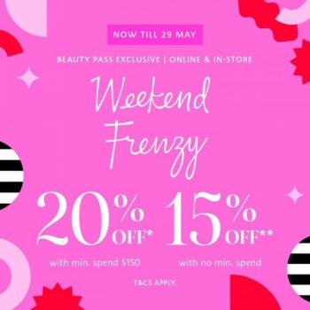 27-29-May-2022-SEPHORA-Weekend-Frenzy-Promotion-350x350 27-29 May 2022: SEPHORA Weekend Frenzy Promotion