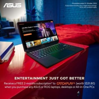 3-May-31-Oct-2022-ASUS-two-month-CatchPlay-subscription-Promotion-350x350 3 May-31 Oct 2022: ASUS two month CatchPlay+ subscription Promotion