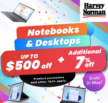 30-31-May-2022-Harvey-Norman-Notebooks-and-Desktops-Sale-350x334 30-31 May 2022: Harvey Norman Notebooks and Desktops Sale