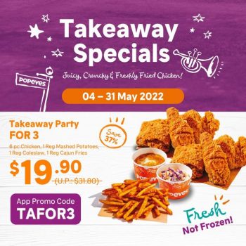 4-31-May-2022-Popeyes-Takeaway-Specials-Promotion2-350x350 4-31 May 2022: Popeyes Takeaway Specials Promotion