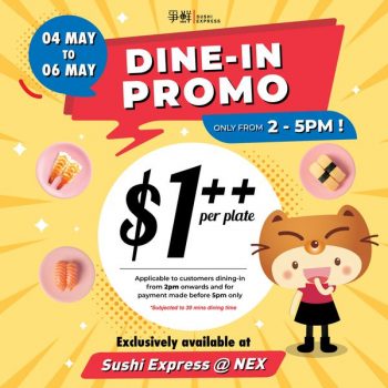 4-6-May-2022-Sushi-Express-1-per-plate-Promotion-350x350 4-6 May 2022: Sushi Express $1++ per plate Promotion